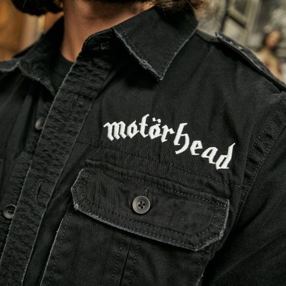 Camisa de manga curta Brandit Motörhead Vintage - Preto