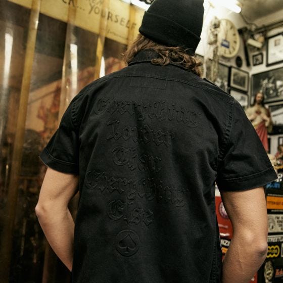 Camisa de manga curta Brandit Motörhead Vintage - Preto