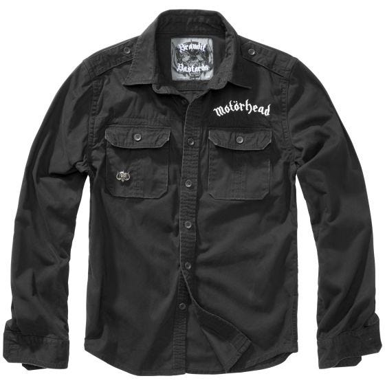 Camisa Brandit Motörhead Vintage - Preto