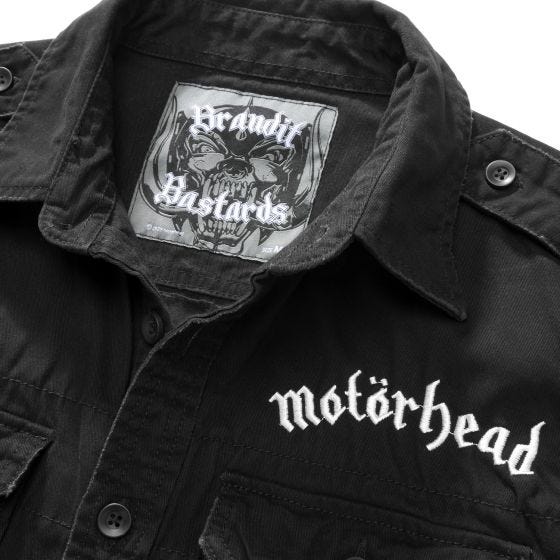 Camisa Brandit Motörhead Vintage - Preto