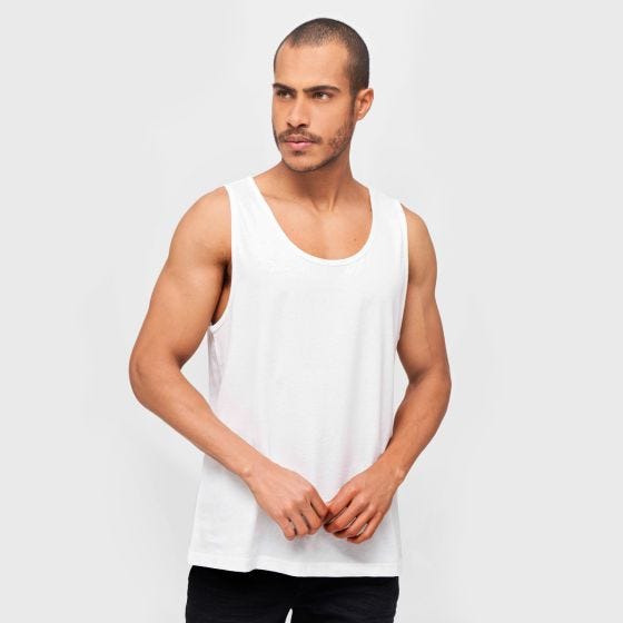 Camisola sem mangas Brandit - Branco