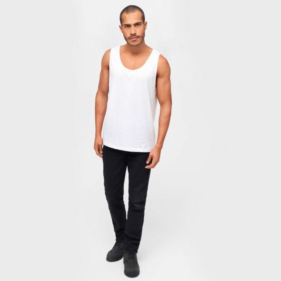 Camisola sem mangas Brandit - Branco