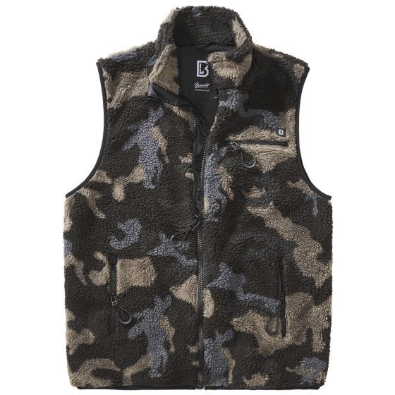 Colete Brandit Teddyfleece Worker - Dark Camo