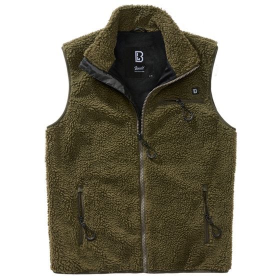 Colete Brandit Teddyfleece Worker - Verde-Azeitona