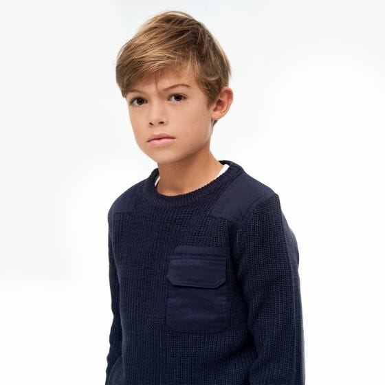 Pulôver Brandit Crianças BW - Navy