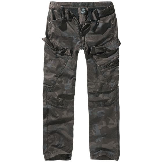 Calças Slim Fit Brandit Advet - Dark Camo