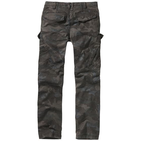 Calças Slim Fit Brandit Advet - Dark Camo