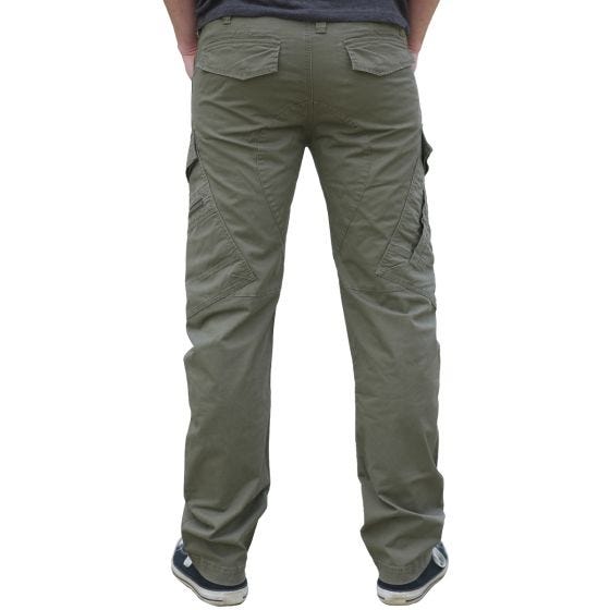 Calças Slim Fit Brandit Advet - Dark Camo