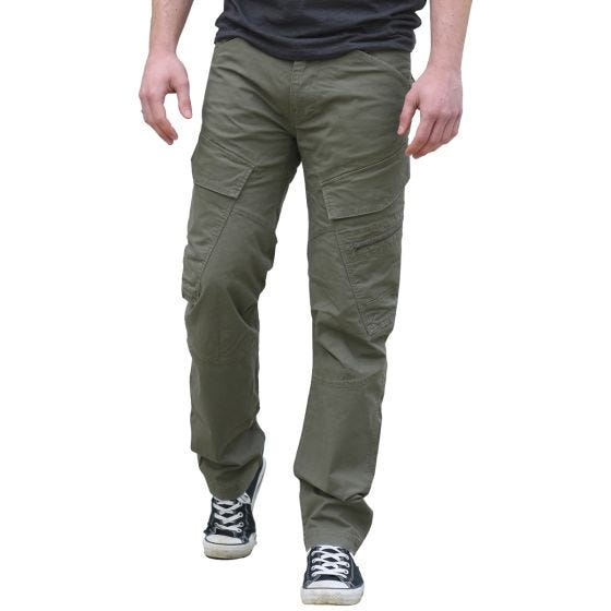 Calças Slim Fit Brandit Advet - Verde-Azeitona