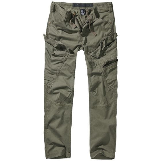 Calças Slim Fit Brandit Advet - Verde-Azeitona