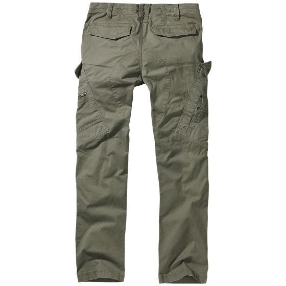 Calças Slim Fit Brandit Advet - Verde-Azeitona