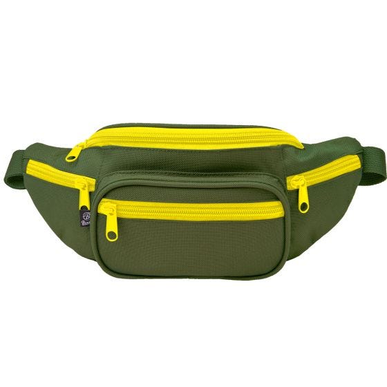 Bolsa de Cintura Brandit - Verde-Azeitona/Amarelo