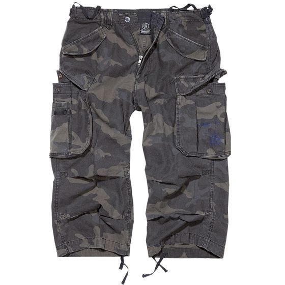 Calções 3/4 Brandit Industry Vintage - Dark Camo