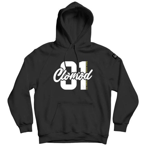 Camisola com capuz CLOMOD "One" - Preto