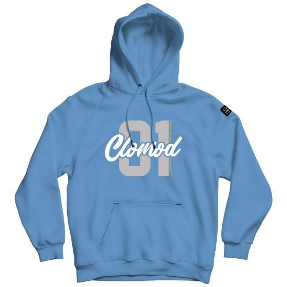 Camisola com capuz CLOMOD "One" - Dawn Blue