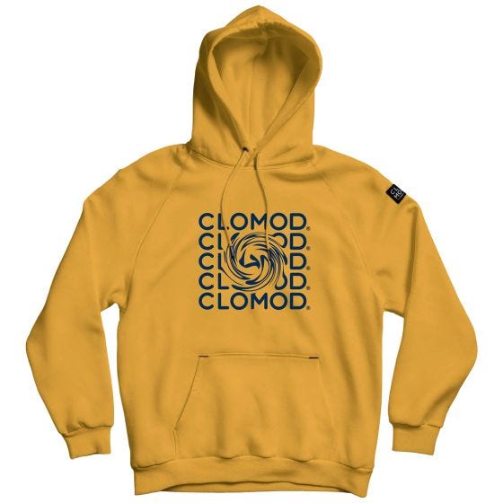 Camisola com capuz CLOMOD "Twirl" - Spicy Mustard Yellow