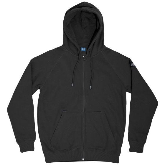 Sweater com fecho integral CLOMOD "Blank" - Preto
