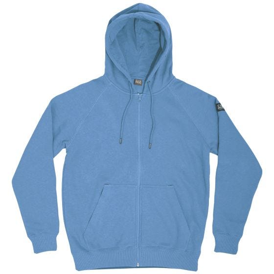 Sweater com fecho integral CLOMOD "Blank" - Dawn Blue
