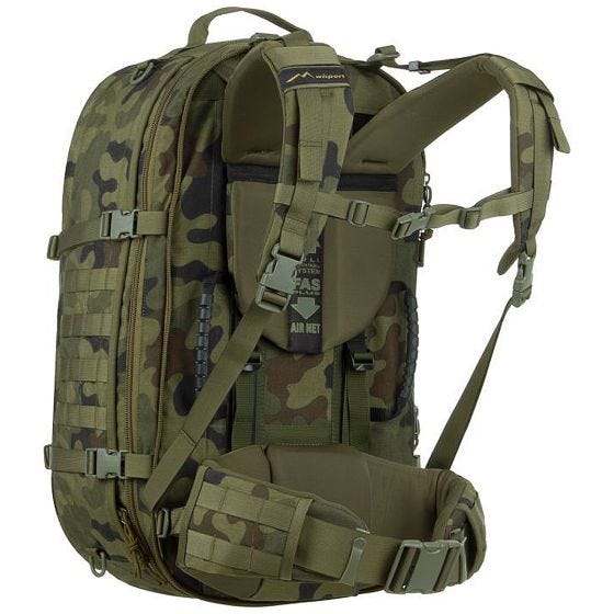 Mala e mochila tiracolo Wisport Crossfire - PL Woodland