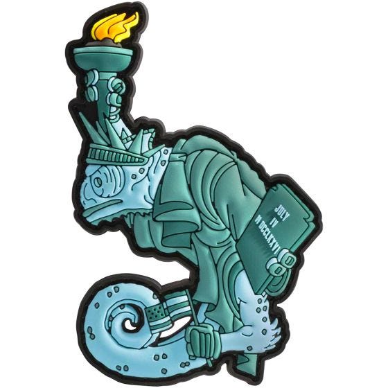 Emblema Patchlab Chameleon Liberty Lily - Verde