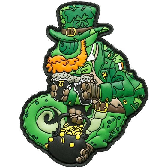 Emblema Patchlab Chameleon St. Patrick - Verde