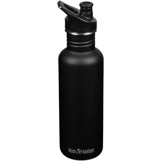 Garrafa Klean Kanteen Classic Sport Cap 800 ml - Preto