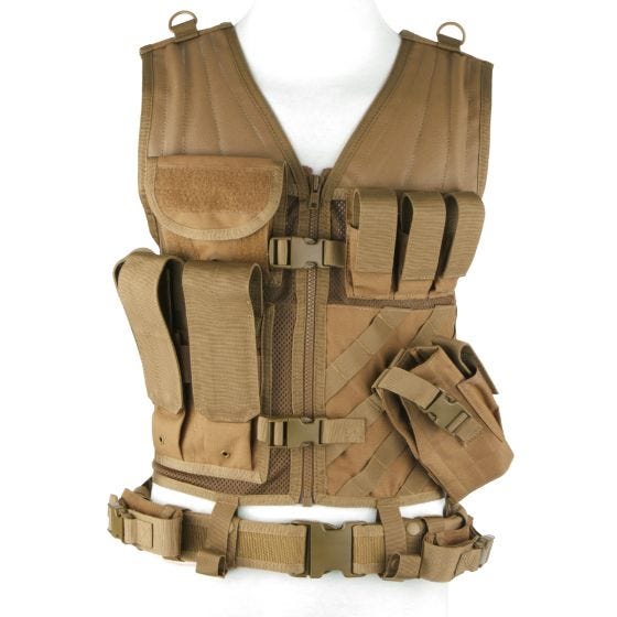 Colete Condor Crossdraw - Coyote Brown