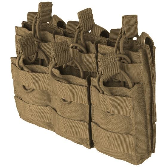 Bolsa Carregadores Condor Triple Stacker M4/M16 - Coyote Brown
