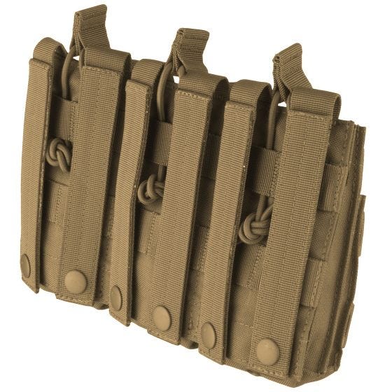 Bolsa Carregadores Condor Triple Stacker M4/M16 - Coyote Brown