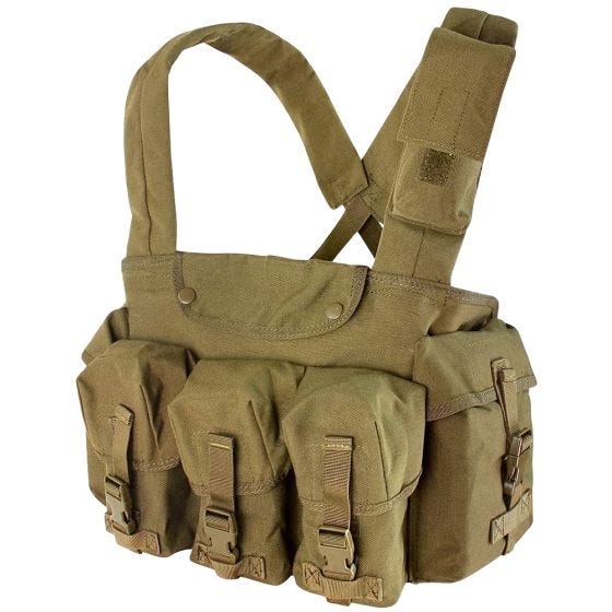 Colete de combate Condor 7-Pocket - Coyote Brown