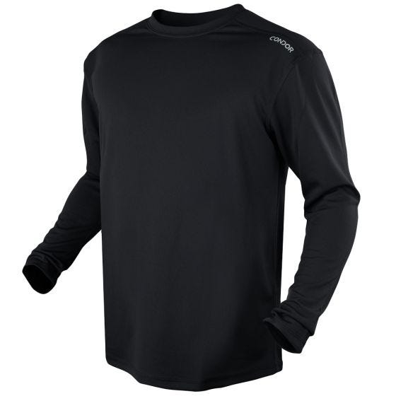 Camada interior para parte superior Condor Maxfort Long Sleeve Training Top - Preto