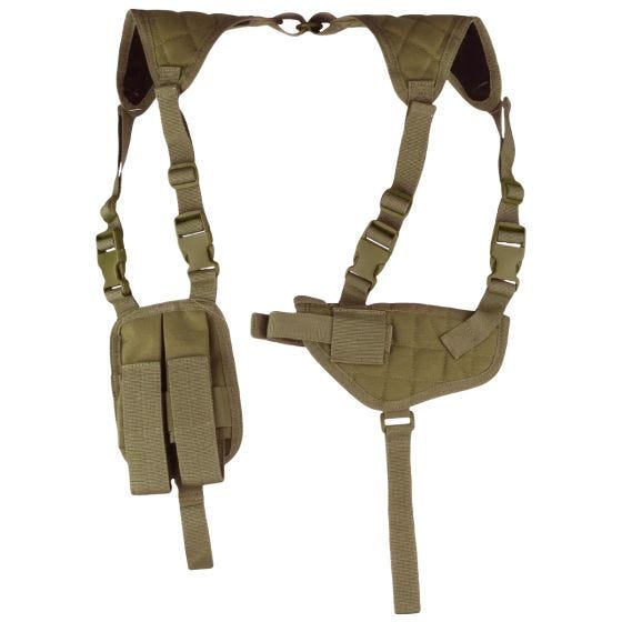 Coldre de ombro Condor Universal Cordura - Coyote Brown