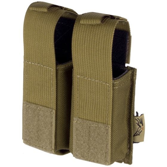 Bolsa Dupla de Carregadores de Pistola Flyye Ver. HP 9 mm MOLLE - Coyote Brown