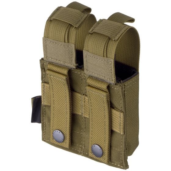 Bolsa Dupla de Carregadores de Pistola Flyye Ver. HP 9 mm MOLLE - Coyote Brown