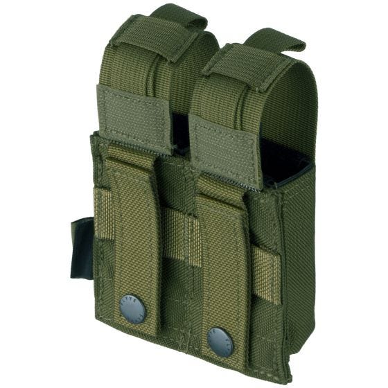 Bolsa Dupla de Carregadores de Pistola Flyye Ver. HP 9 mm MOLLE - Olive Drab