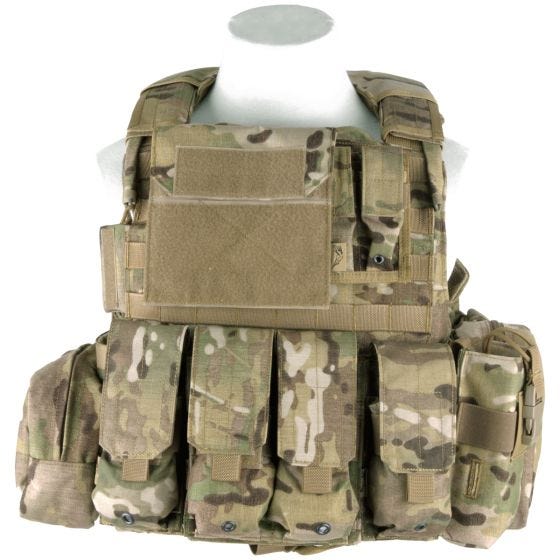 Colete com Conjunto de Bolsos Flyye Force Recon ver. Land - MultiCam