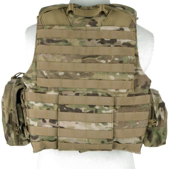 Colete com Conjunto de Bolsos Flyye Force Recon ver. Land - MultiCam