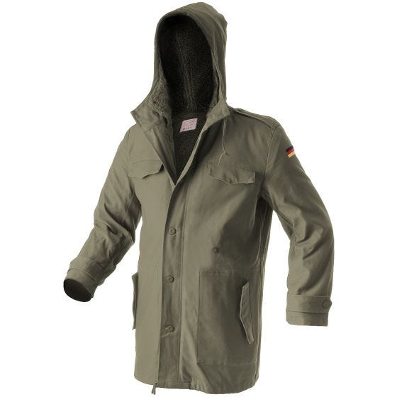 Parka com Forro Mil-Tec Exército Alemão - Verde-Azeitona