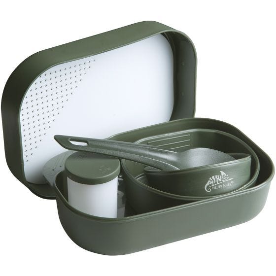 Conjunto de Campismo Completo Wildo Camp-A-Box - Verde-Azeitona