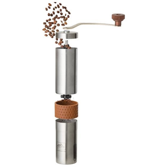Helikon Camp Hand Coffee Grinder - Inoxidável