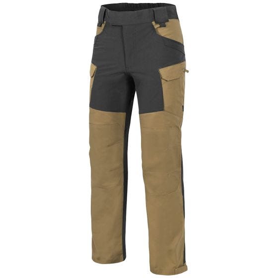 Calças Helikon Hybrid Outback DuraCanvas - Coyote/Preto