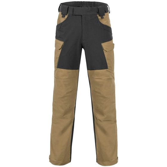 Calças Helikon Hybrid Outback DuraCanvas - Coyote/Preto