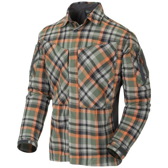 Camisa de Flanela Helikon MBDU - Timber Olive Plaid