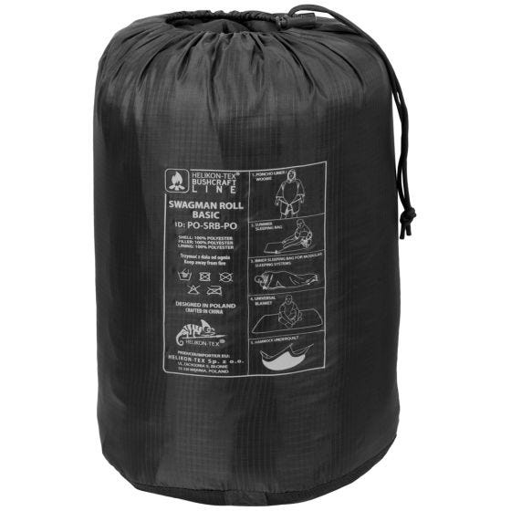 Poncho Helikon Swagman Roll Basic - Preto