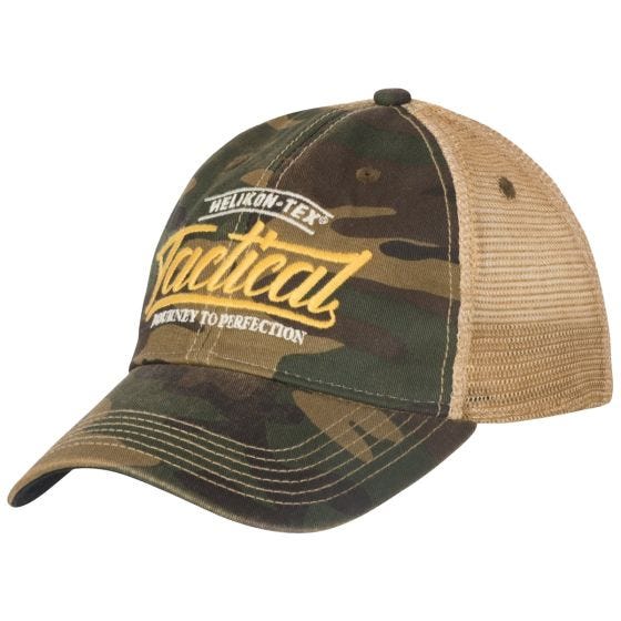 Boné Helikon Tactical Trucker - US Woodland / Khaki A