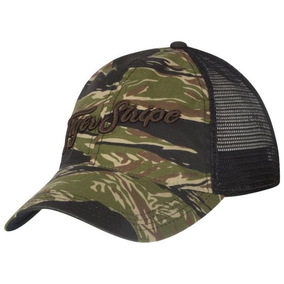 Boné Helikon Tiger Stripe Trucker - Tiger Stripe / Black A