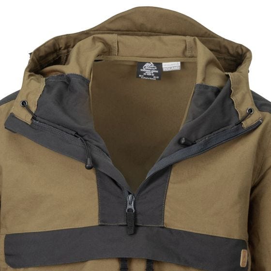 Casaco Anoraque Helikon Woodsman - Coyote/Ash Grey