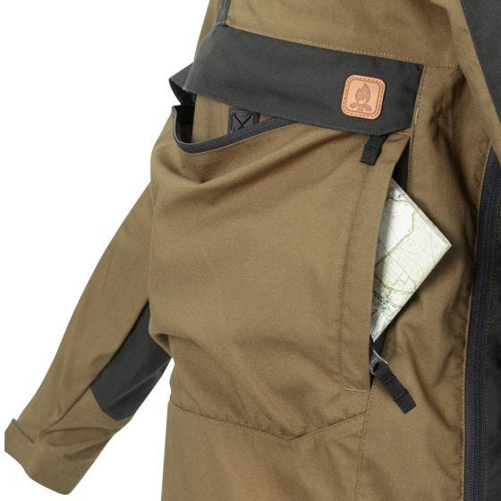 Casaco Anoraque Helikon Woodsman - Coyote/Ash Grey