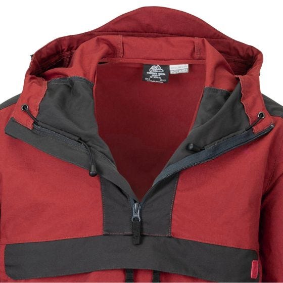 Casaco Anoraque Helikon Woodsman - Crimson Sky/Ash Grey