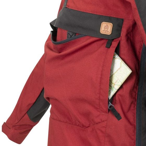 Casaco Anoraque Helikon Woodsman - Crimson Sky/Ash Grey